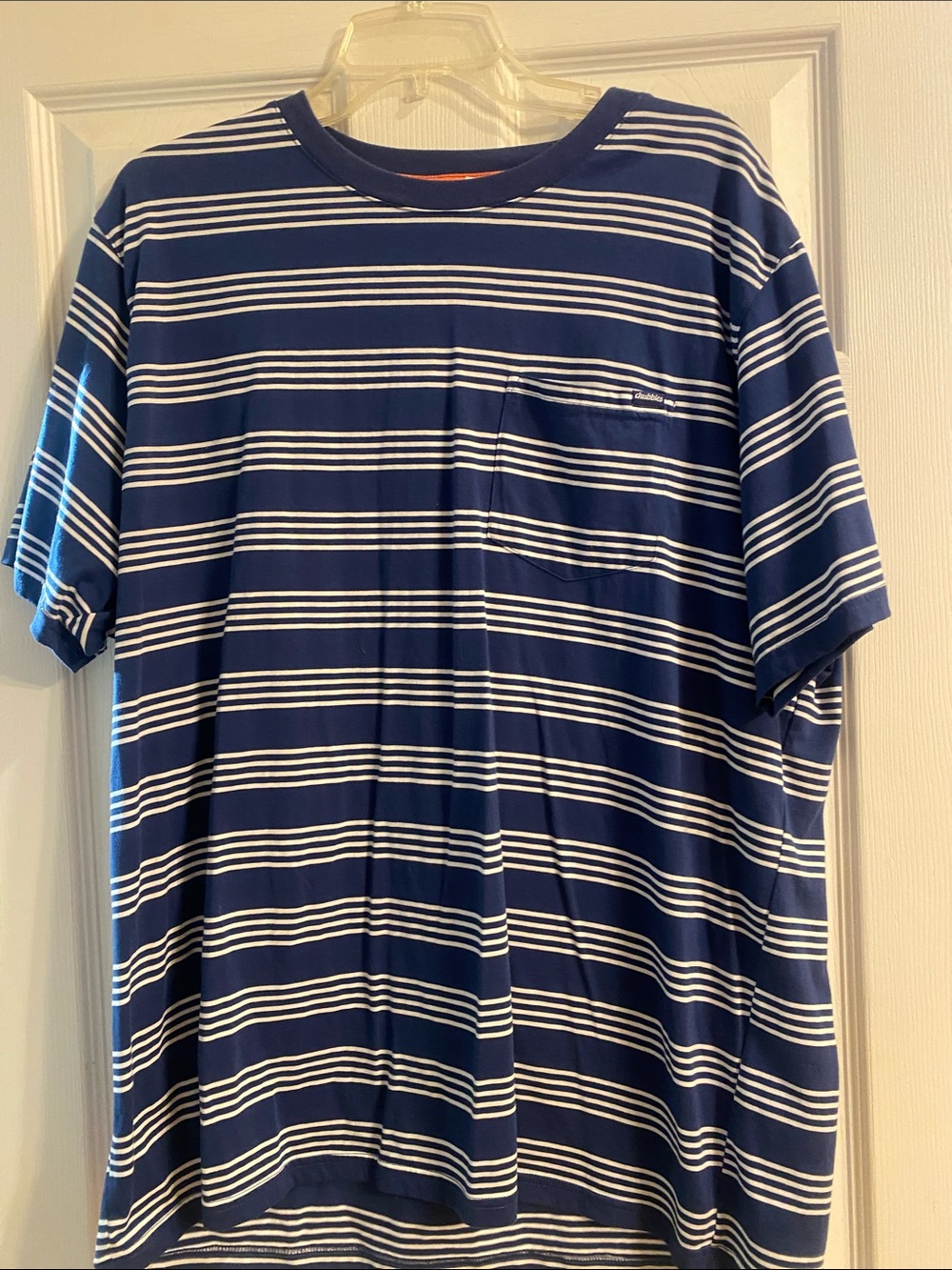 chubbies Navy & White Striped Short Sleeve Tee